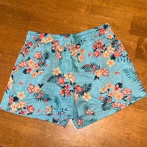 Croft & Barrow Tropical Print Pajama Lounge Intimates Shorts Womens Small